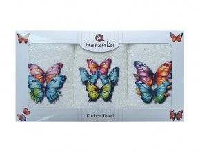 VLK 30x50 BASKILI 3'LÜ EL HAVLUSU